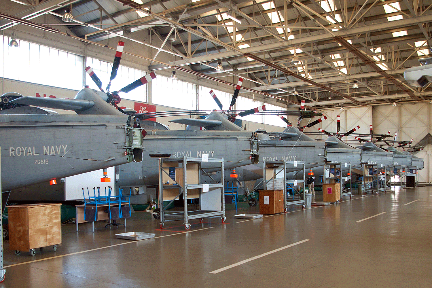 ZG819 Sea King HAS6 (the Newcomen Hangar)