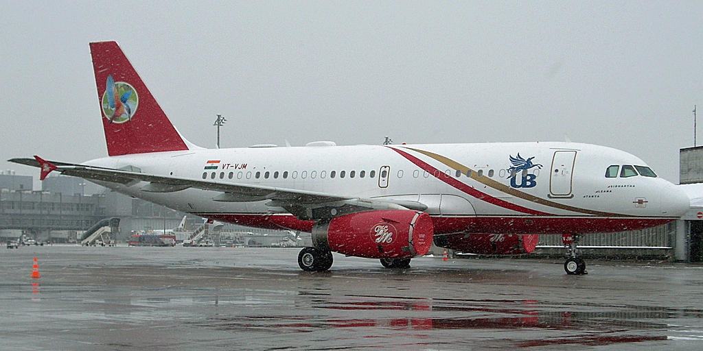 VT-VJM A319 133CJ Kingfisher Airlines