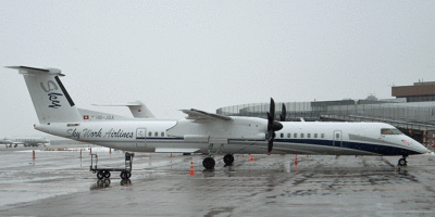 HB-JGA DHC-8-402Q Skywork Airlines
