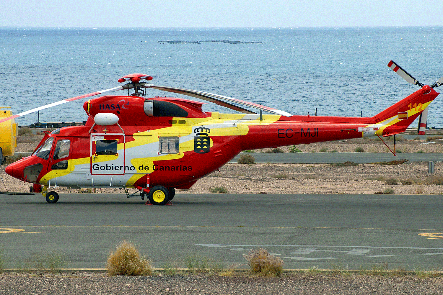 EC-MJI PZL W-3A Soko Gobierno de Canarias (El Berriel)