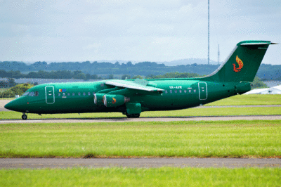 YR-AVR BAE146 300 Aviro Air