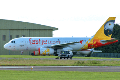 Z-FJE A319 131 Fastjet Zimbabwe (Kemble)