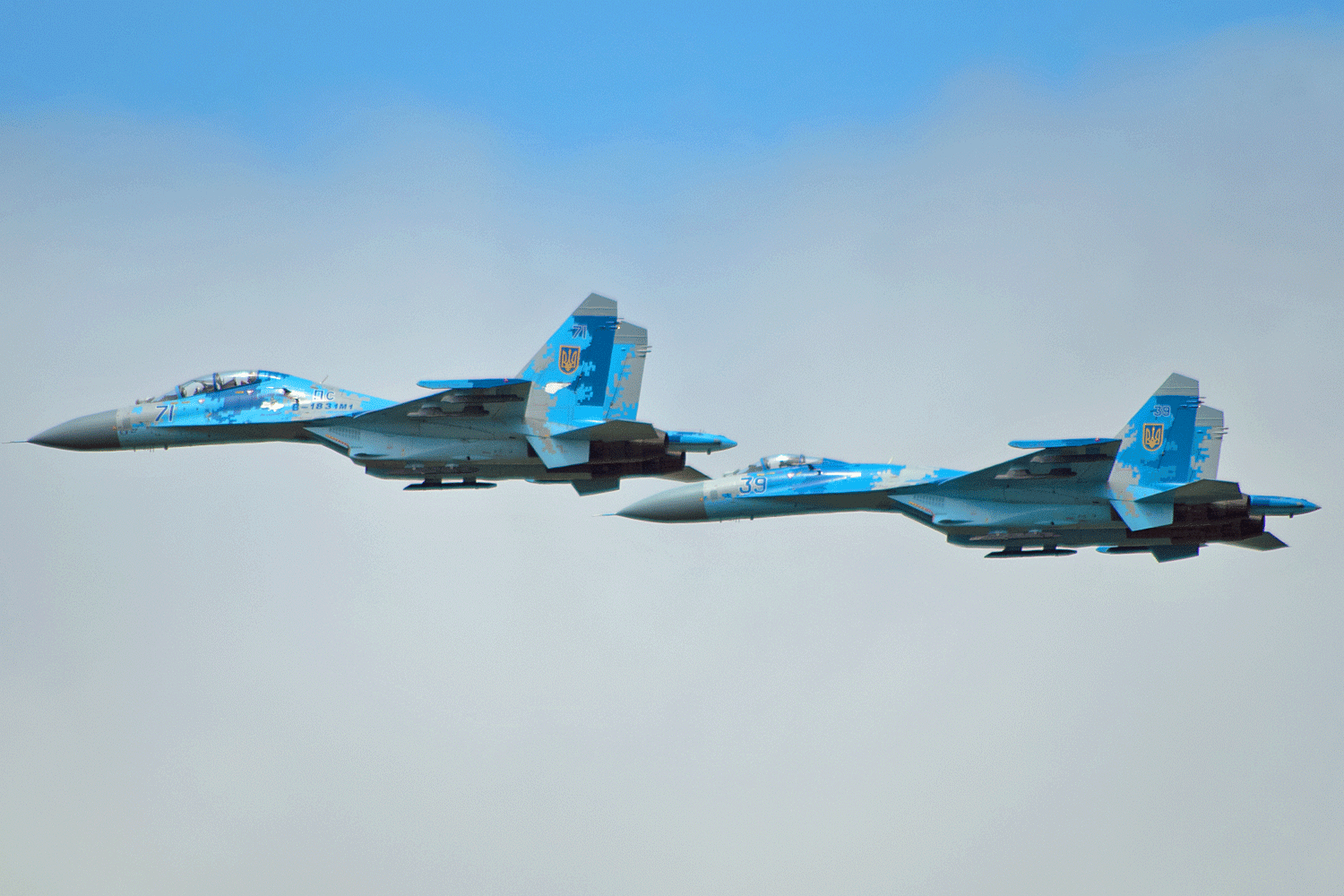 71 Sukhoi Su-27UB1M 831GTAB Ukraine