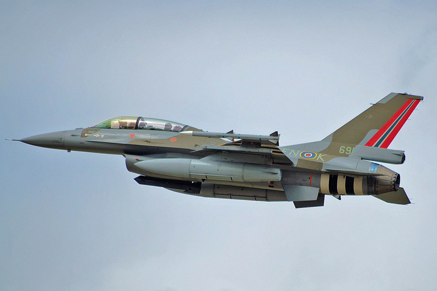 691 F-16BM /FN-K 331 Skv Norway