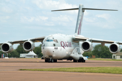 A7-MAB C-17A Qatar