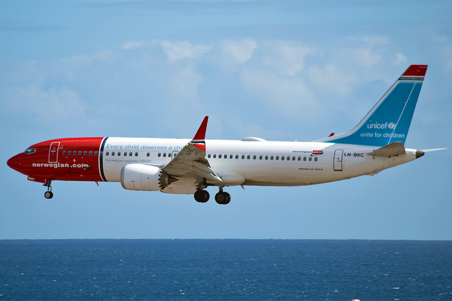 LN-BKC B 737 8MAX Norwegian Air Shuttle