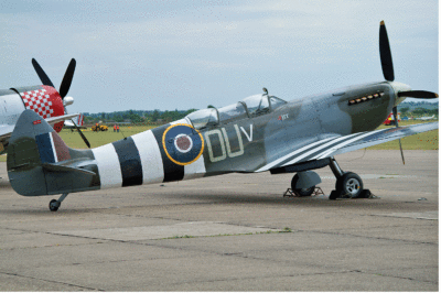G-LFIX Spitfire T9 [ML407 /OU-V]