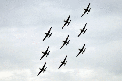 Diamond nine formation