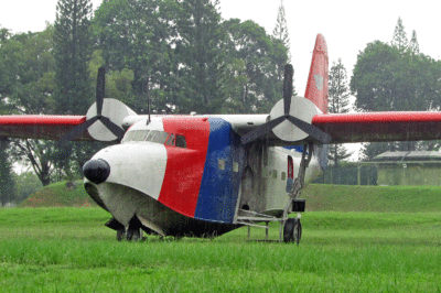 PK-OAH HU-16B Preserved - Fire Station
